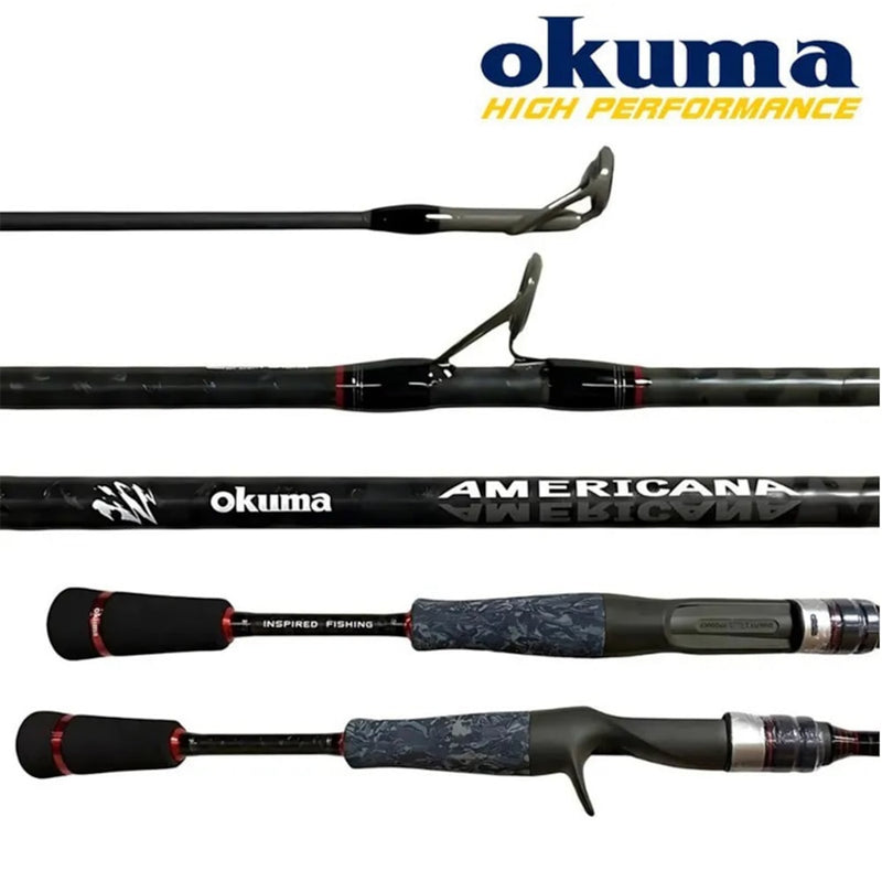 Vara Okuma Americana C-561L(1,67m) 6-14lb 1Parte - Carretilha