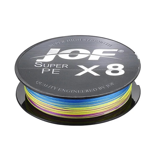 Linha Multifilamento  JOF 8X - 300m- 40 a 100LBS - VÁRIAS CORES