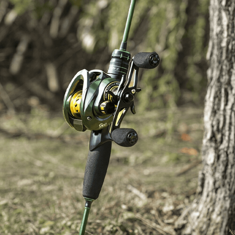 Carretilha de Pesca Profissional 9K de Drag 14 Rolamentos Titan Pro