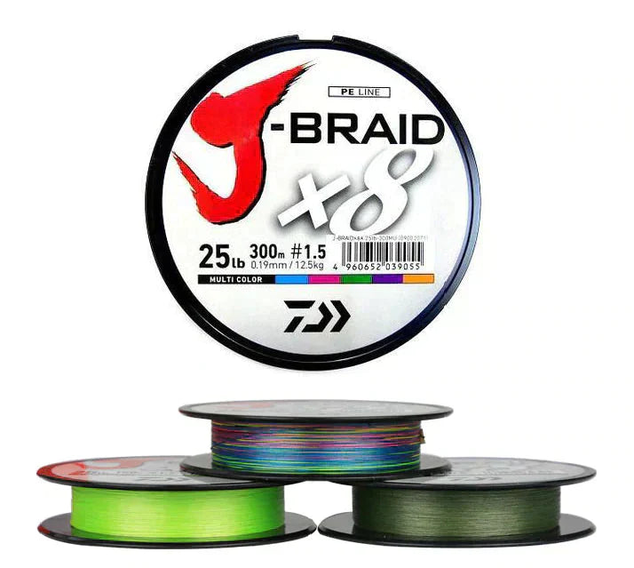 Linha de Pesca Multifilamento DAIWA J-Braid X8 300m