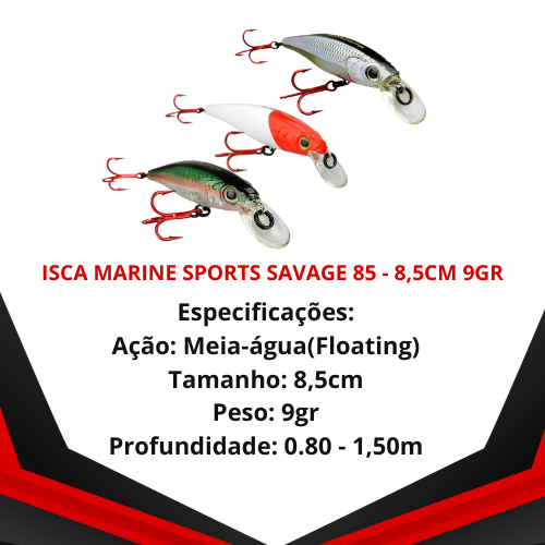 Kit Daiwa ultra - Vara Carretilha Daiwa Strikeforce - 2 Partes - CARRETILHA DAIWA PR 100 - 3 Isca Marine Sports Savage